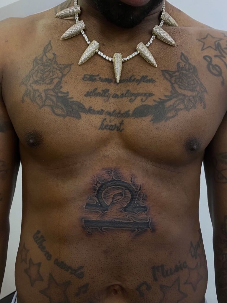 tattoo tatuaje berea ana maria symbol necklace lant wakanda black panther